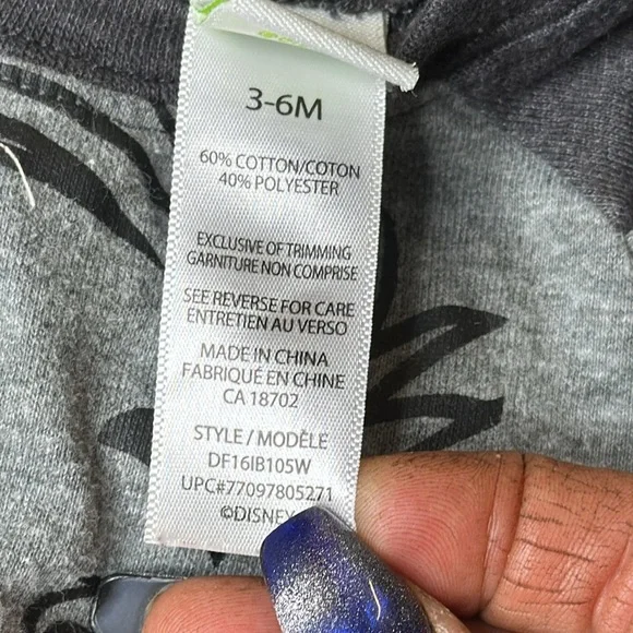 3-6m disney, the jungle book Ballou sweatpants outfit - Picture 4 of 5